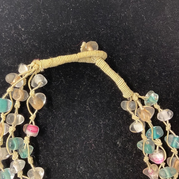 Three Strand Beaded Necklace - Picture 5 of 8